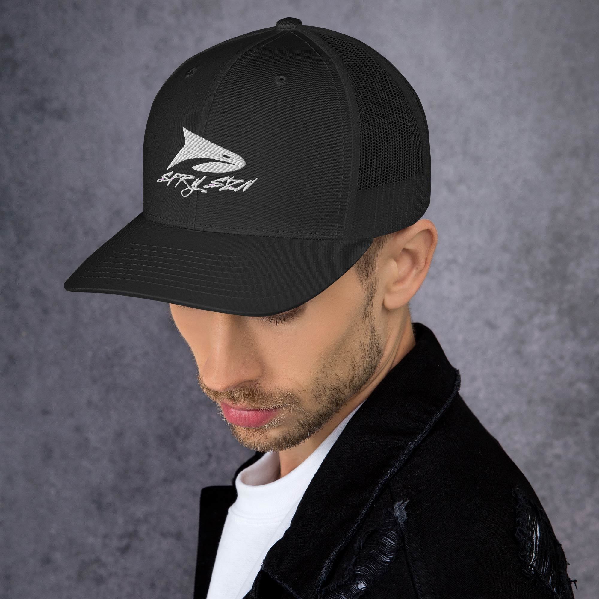 SPRY SZN White Shark Snapback Hat