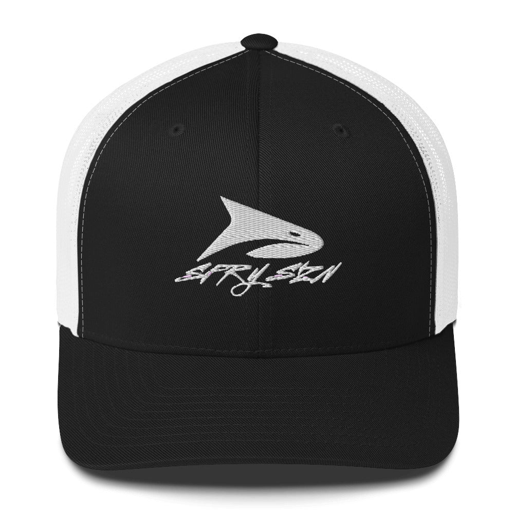 SPRY SZN White Shark Snapback Hat