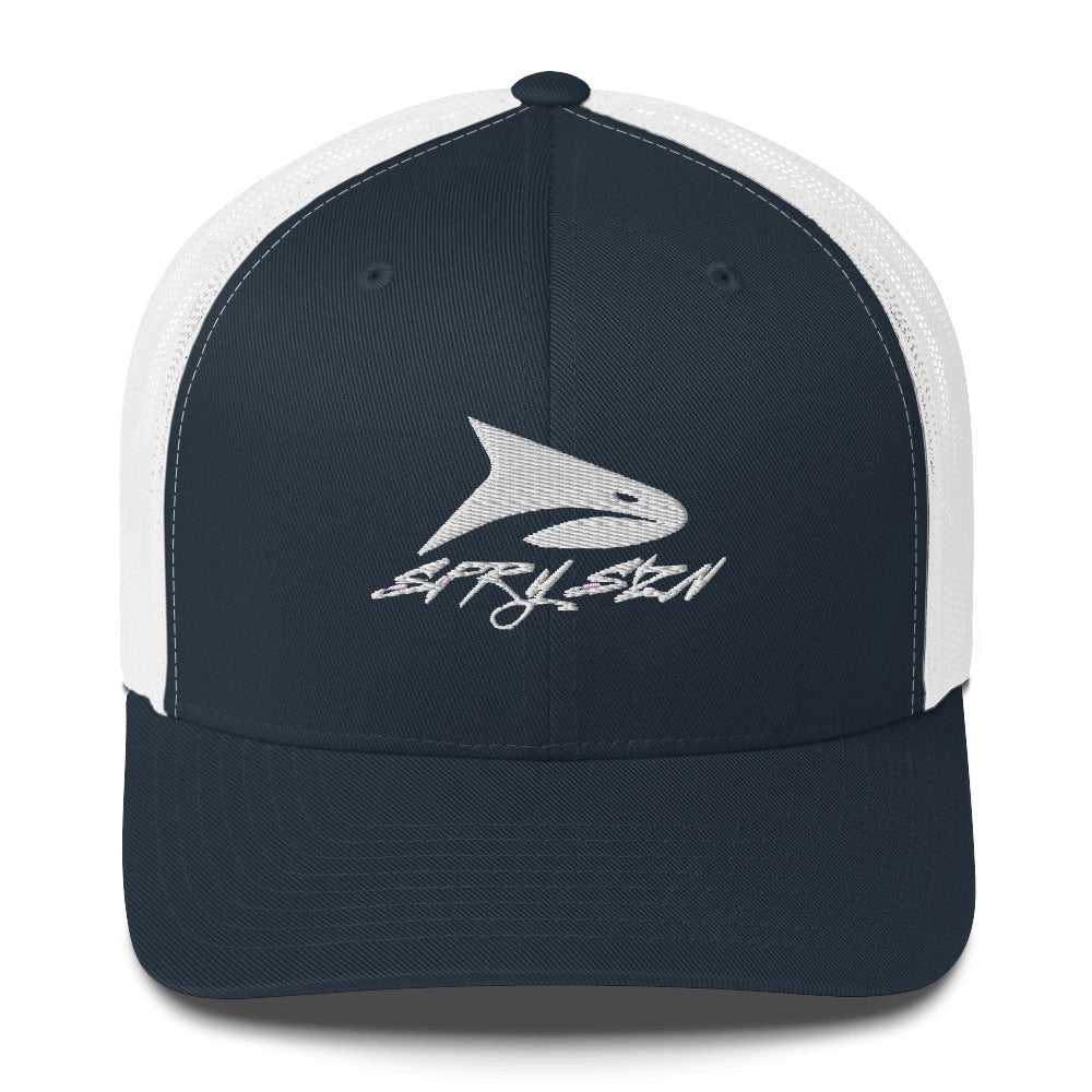 SPRY SZN White Shark Snapback Hat