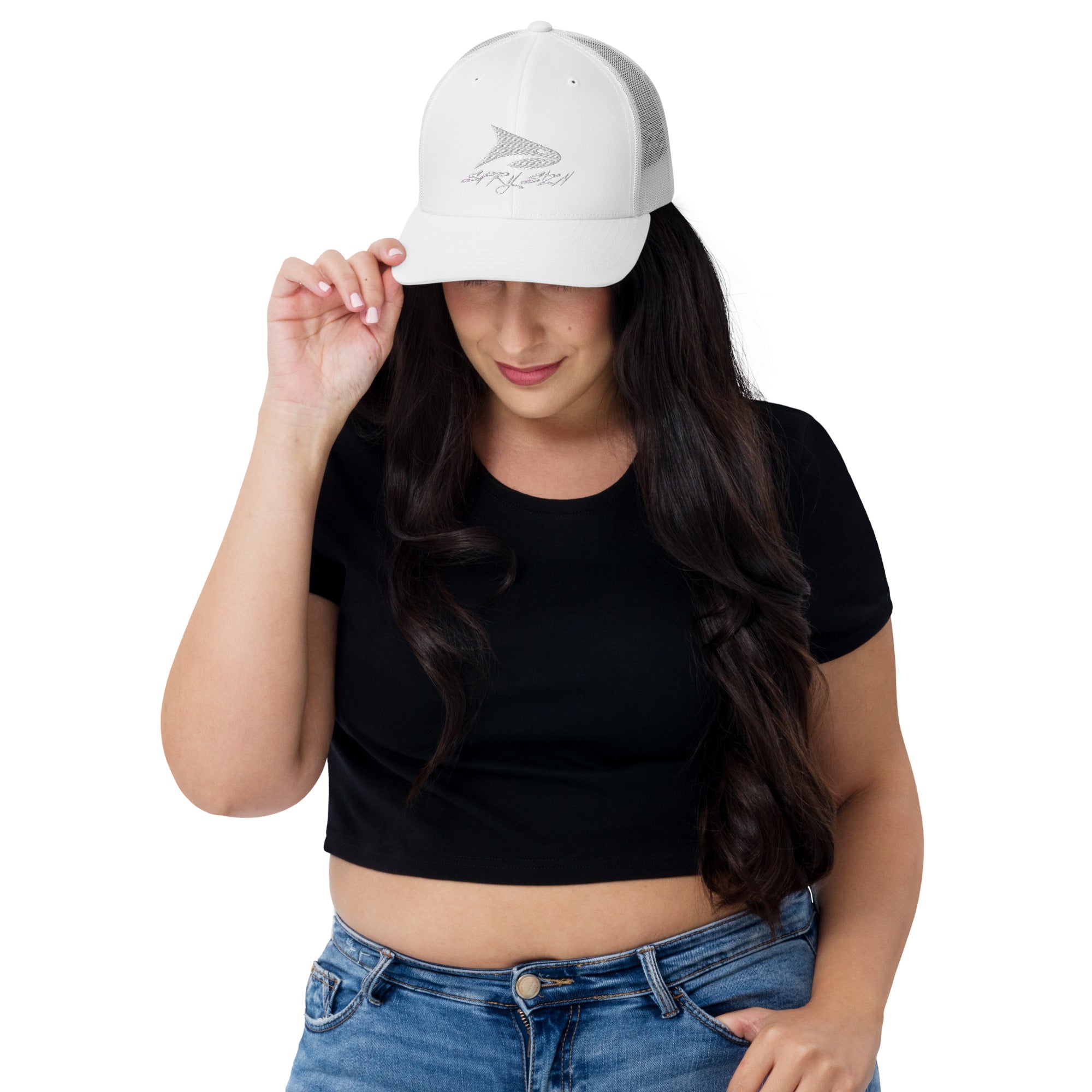 SPRY SZN White Shark Snapback Hat