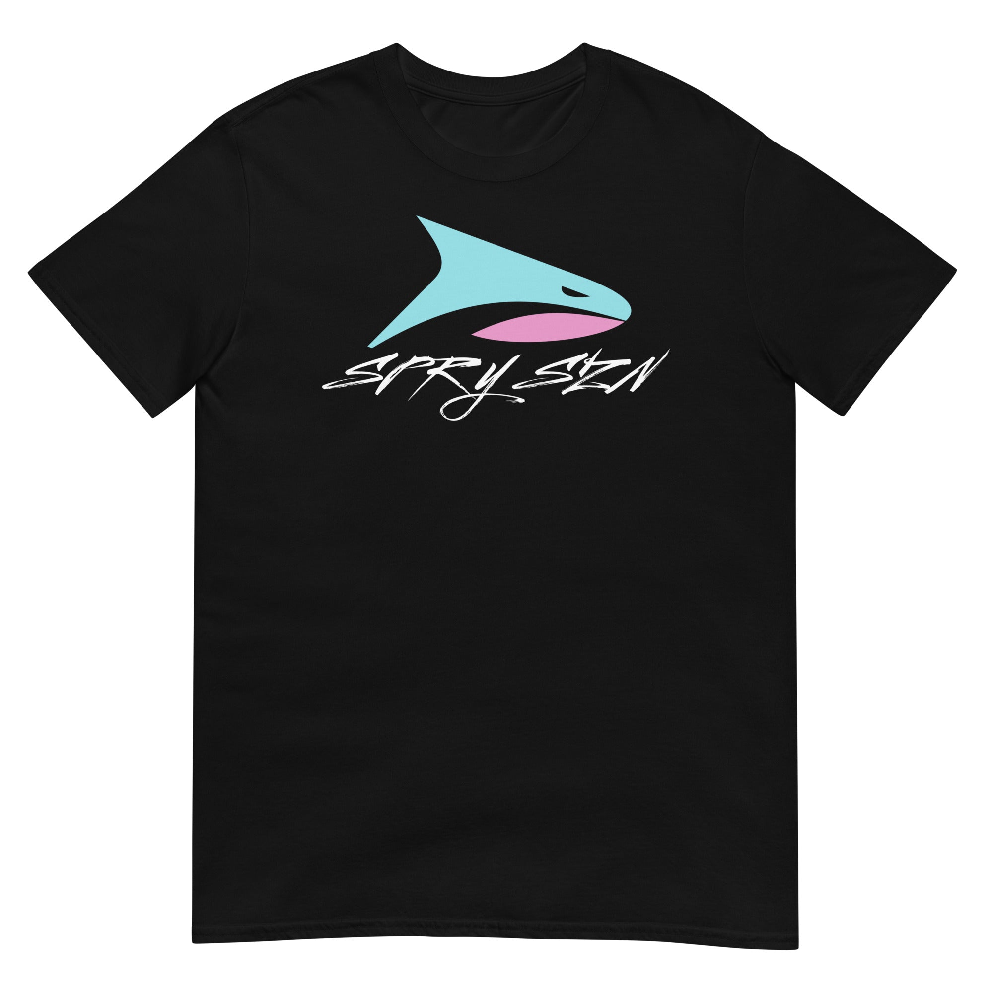 SPRY SZN Legacy Shark White Lettering T-Shirt