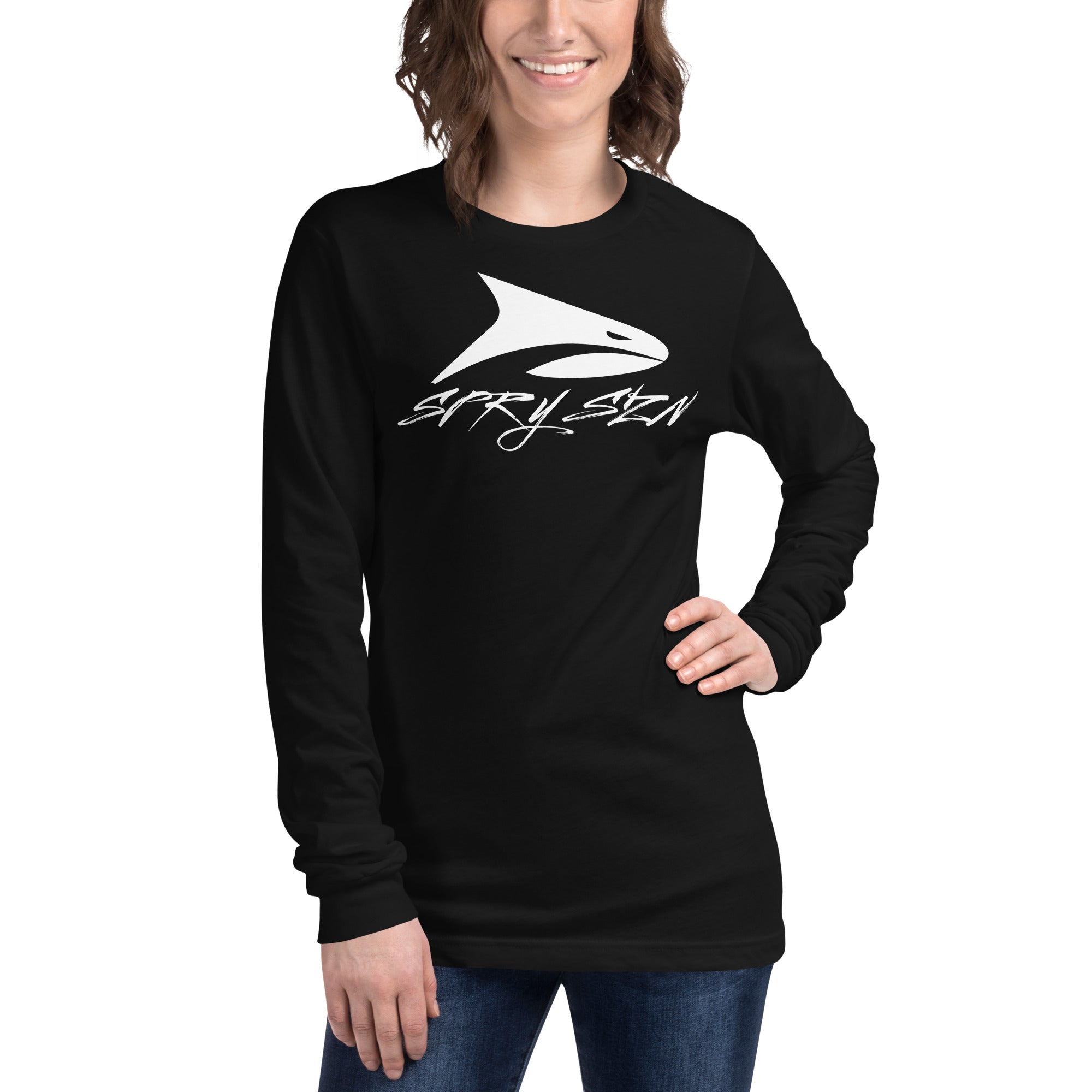 SPRY SZN White Shark Lightweight Long Sleeve Shirt
